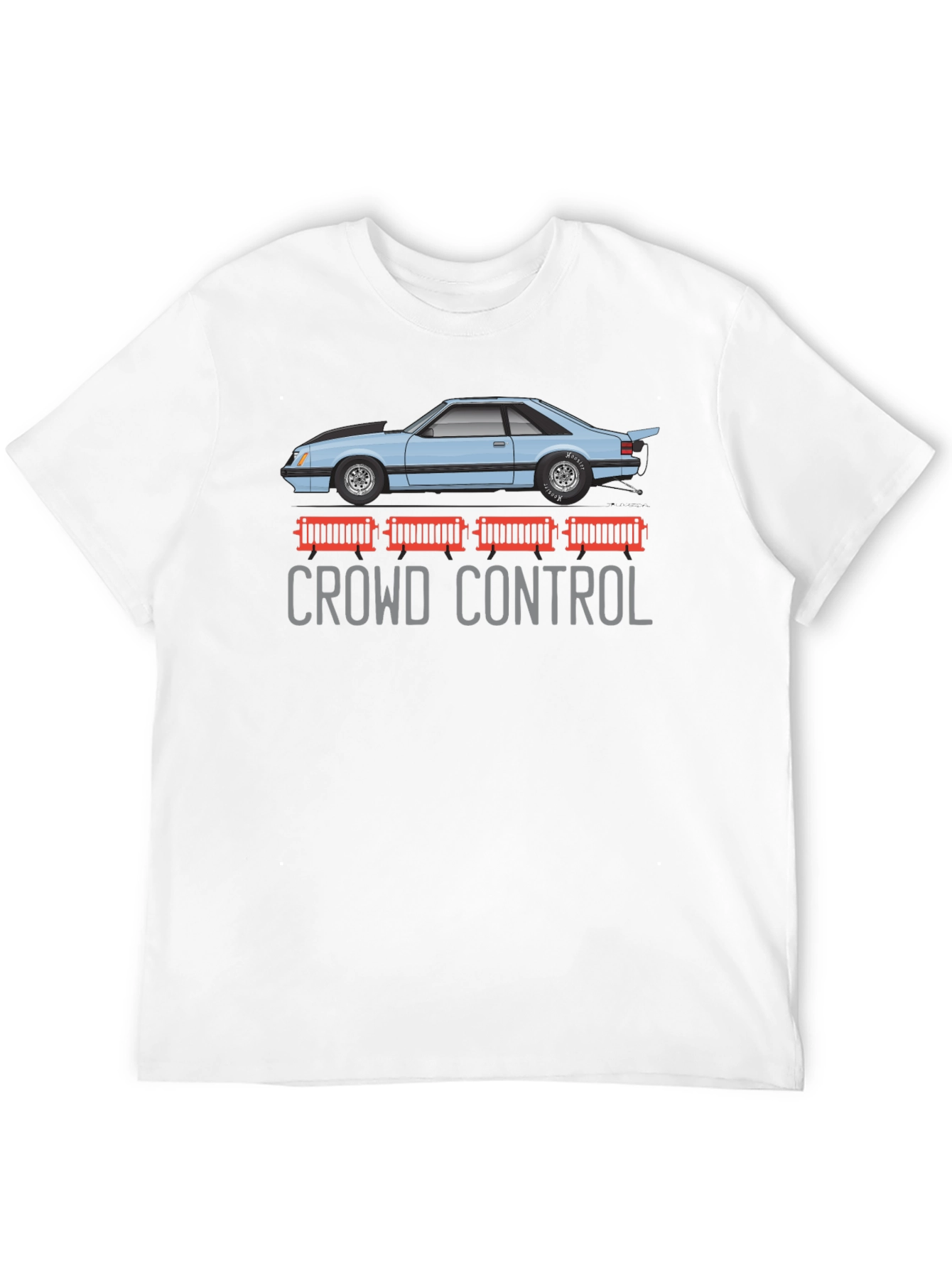 Crowd Control T-Shirt - Car Design