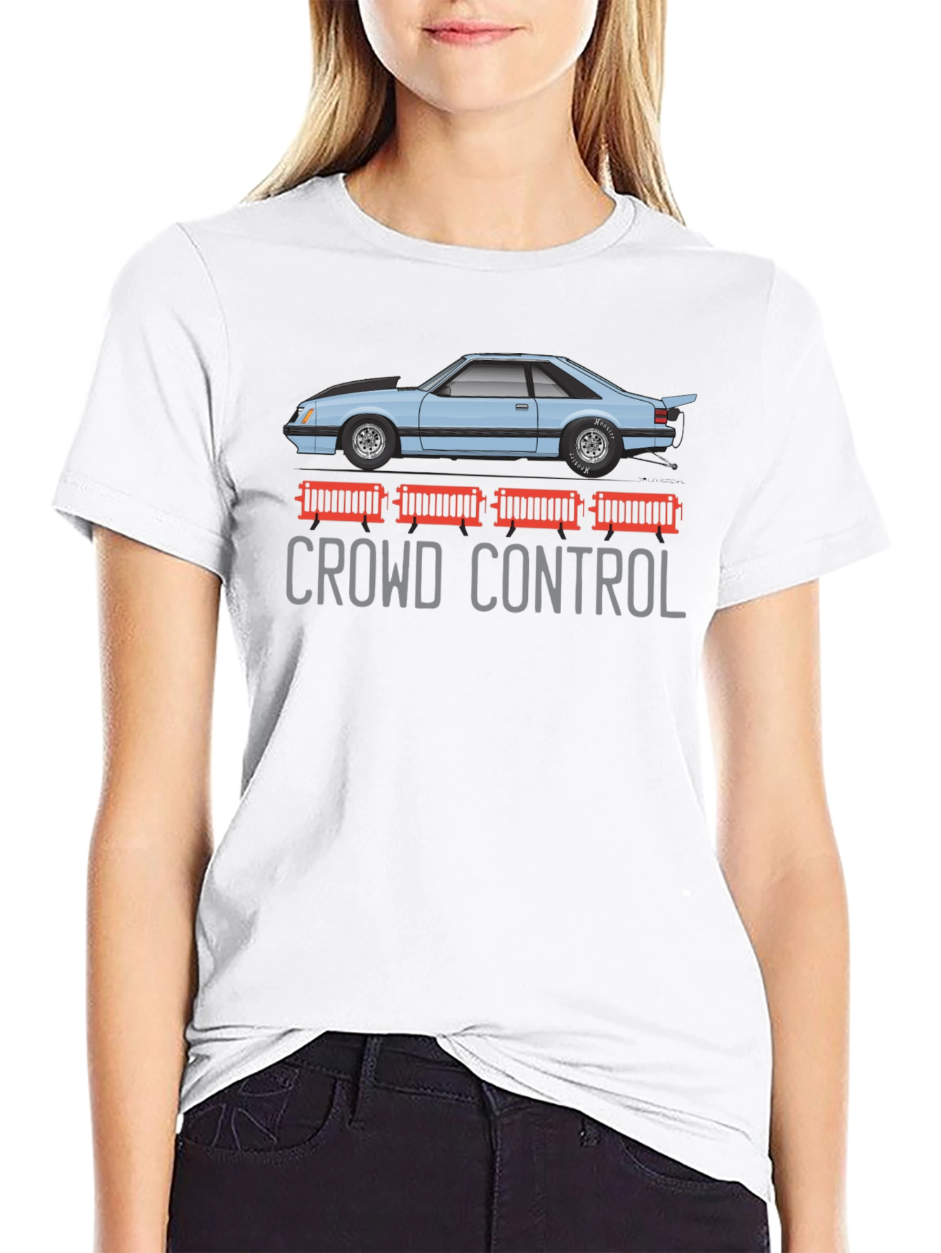 Crowd Control T-Shirt - Car Design