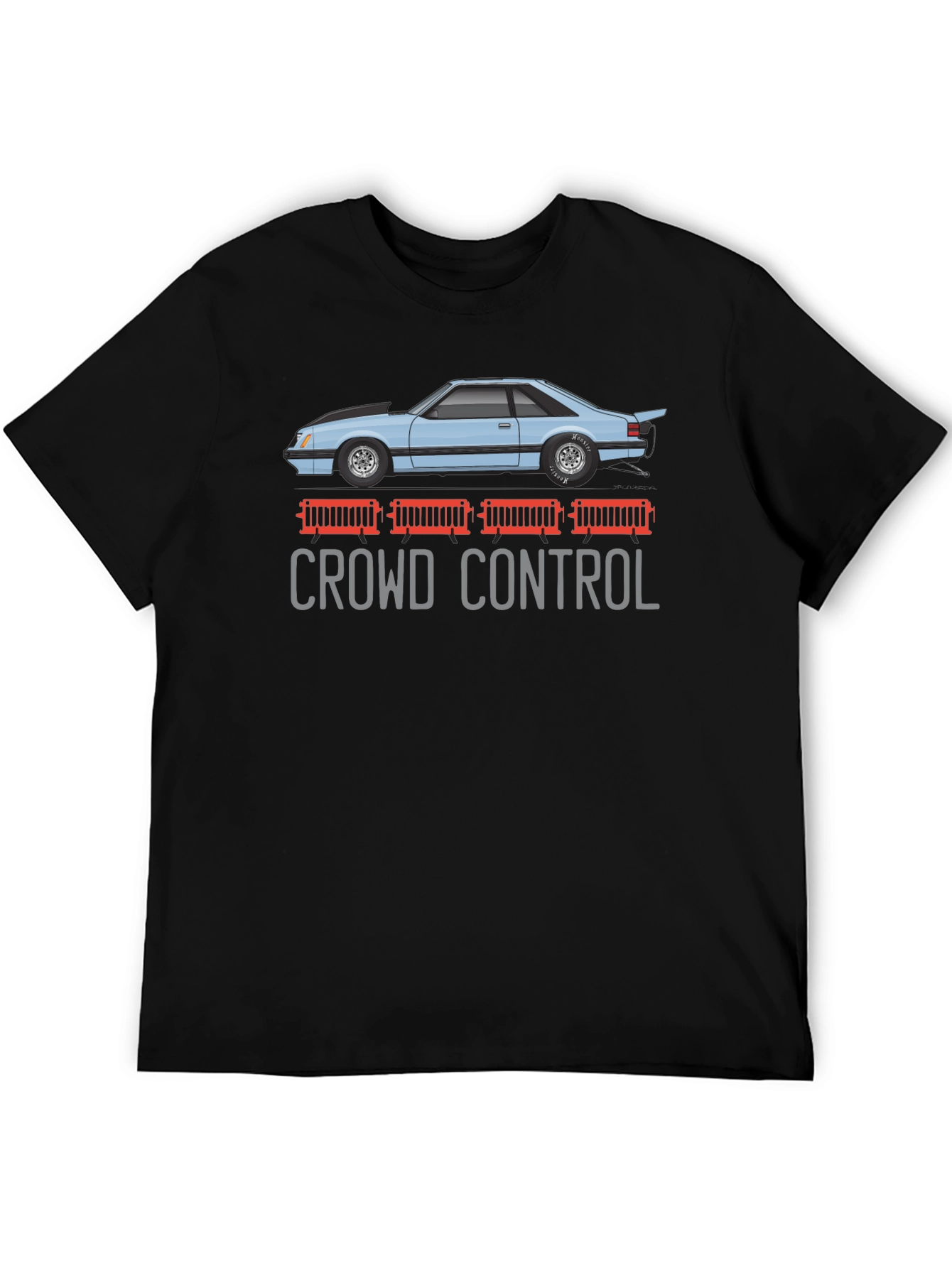 Crowd Control T-Shirt - Car Design