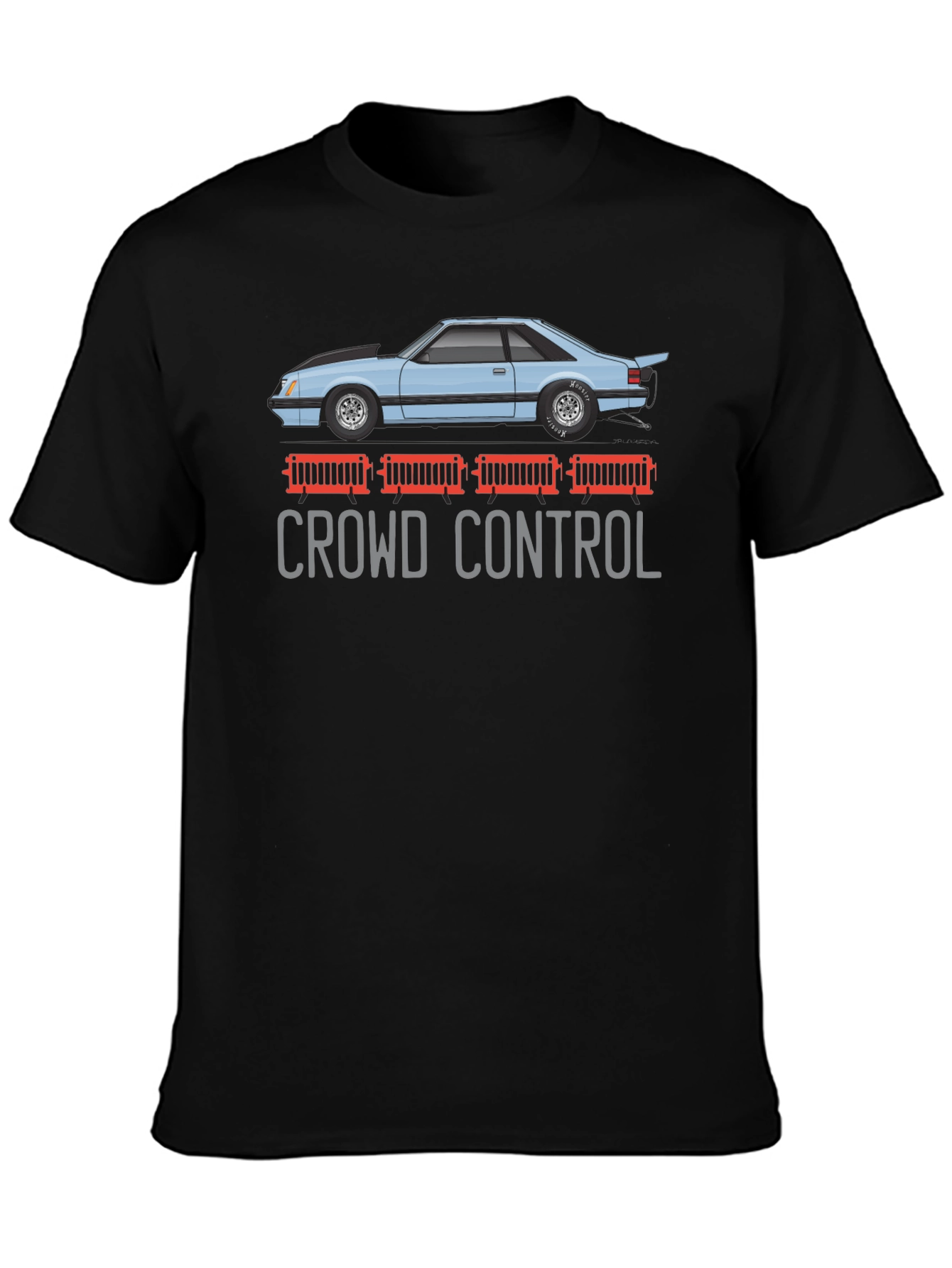 Crowd Control T-Shirt - Car Design