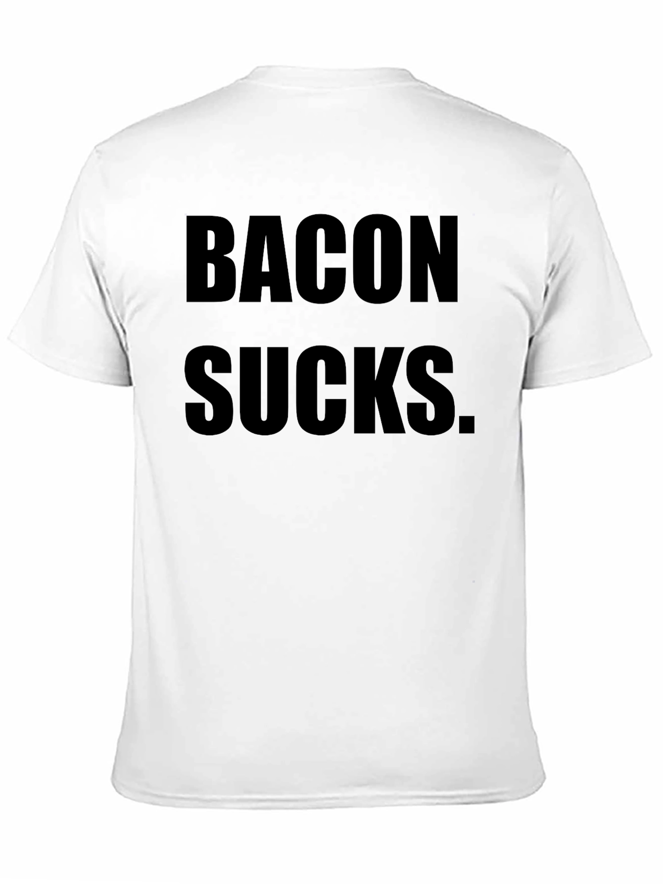 Bacon Sucks Graphic Tee - Bold Statement T-Shirt