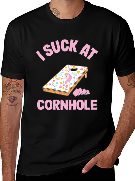 Funny Unicorn Cornhole T-Shirt