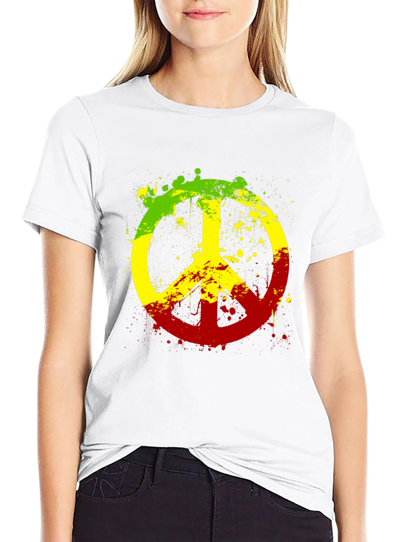 Rasta Peace Sign T-Shirt
