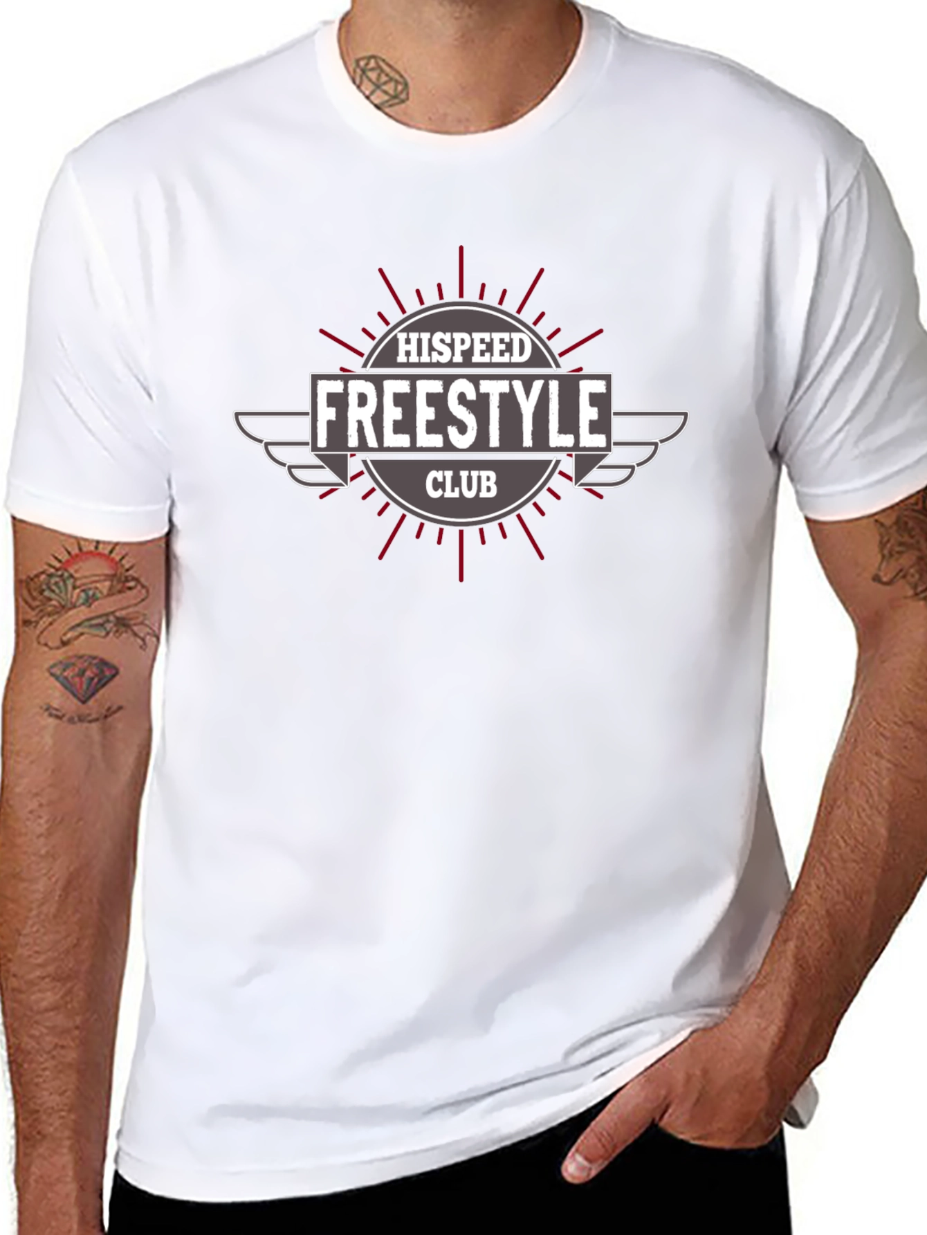 Hispeed Freestyle Club Graphic T-Shirt