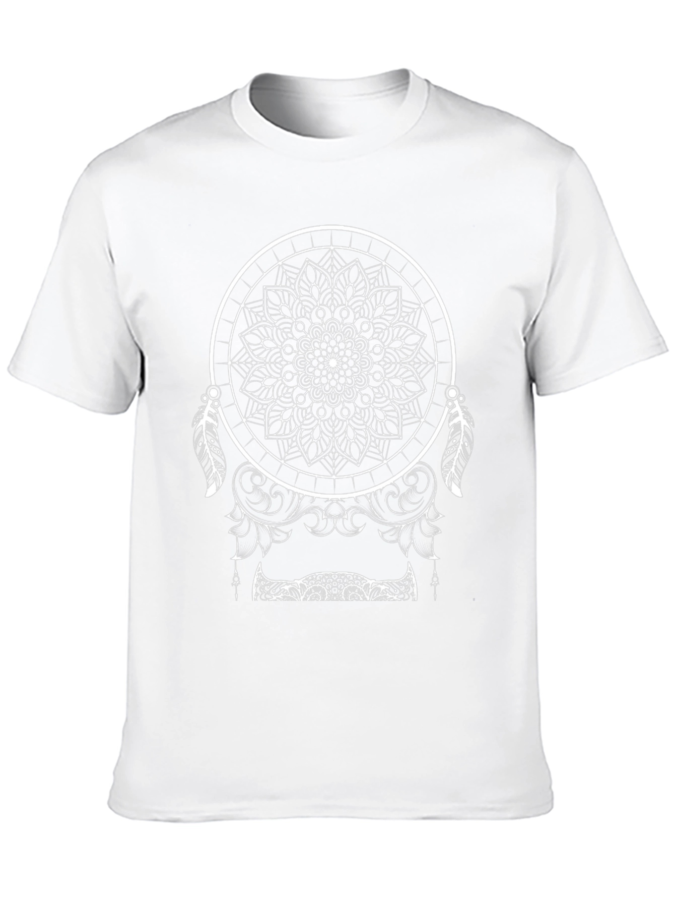 Dreamcatcher Graphic Tee - Black Cotton T-Shirt