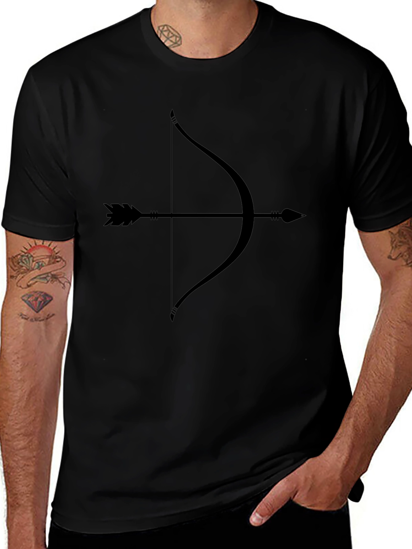 Archer Bow and Arrow Graphic T-Shirt