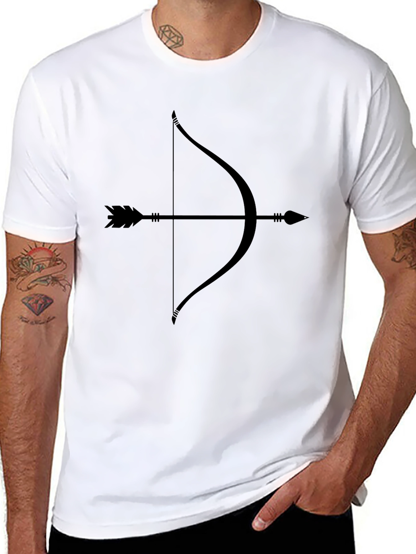 Archer Bow and Arrow Graphic T-Shirt