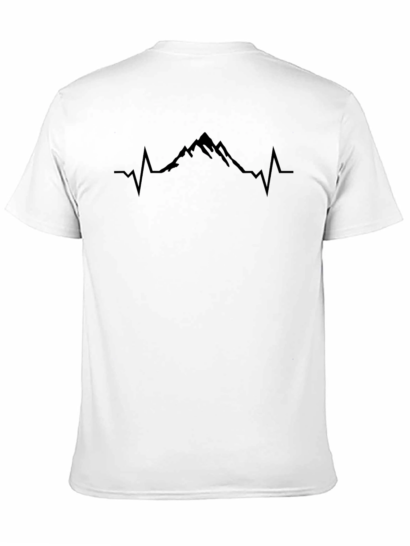 Mountain Heartbeat Graphic Tee - Nature Inspired Shirt