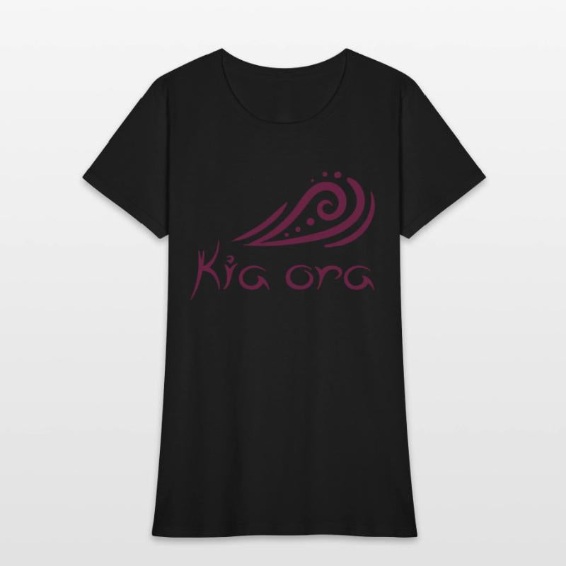 "Kia ora" Waves Design Maori Hello Gift Idea