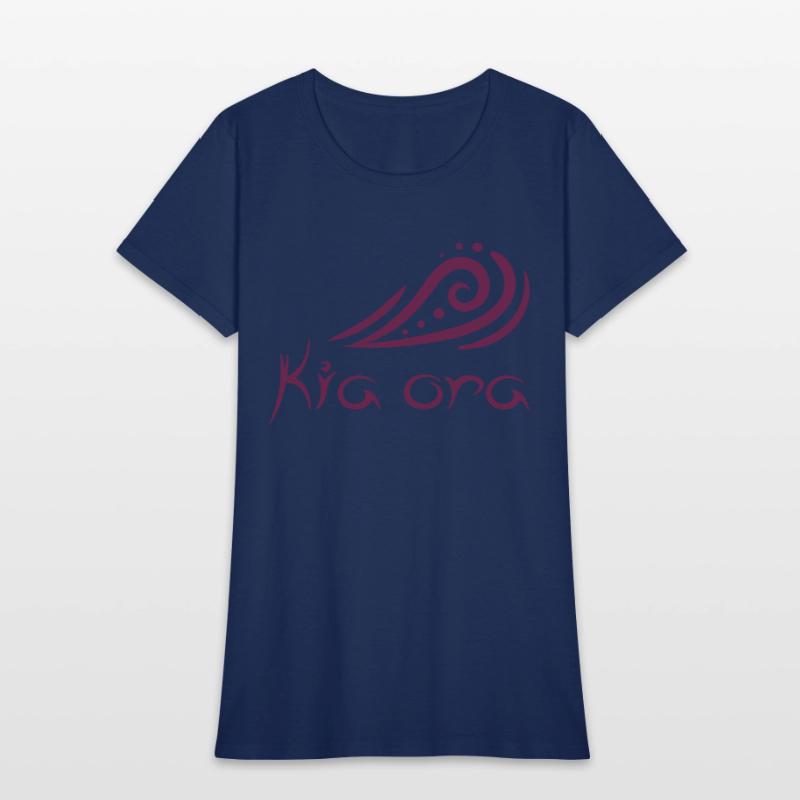 "Kia ora" Waves Design Maori Hello Gift Idea