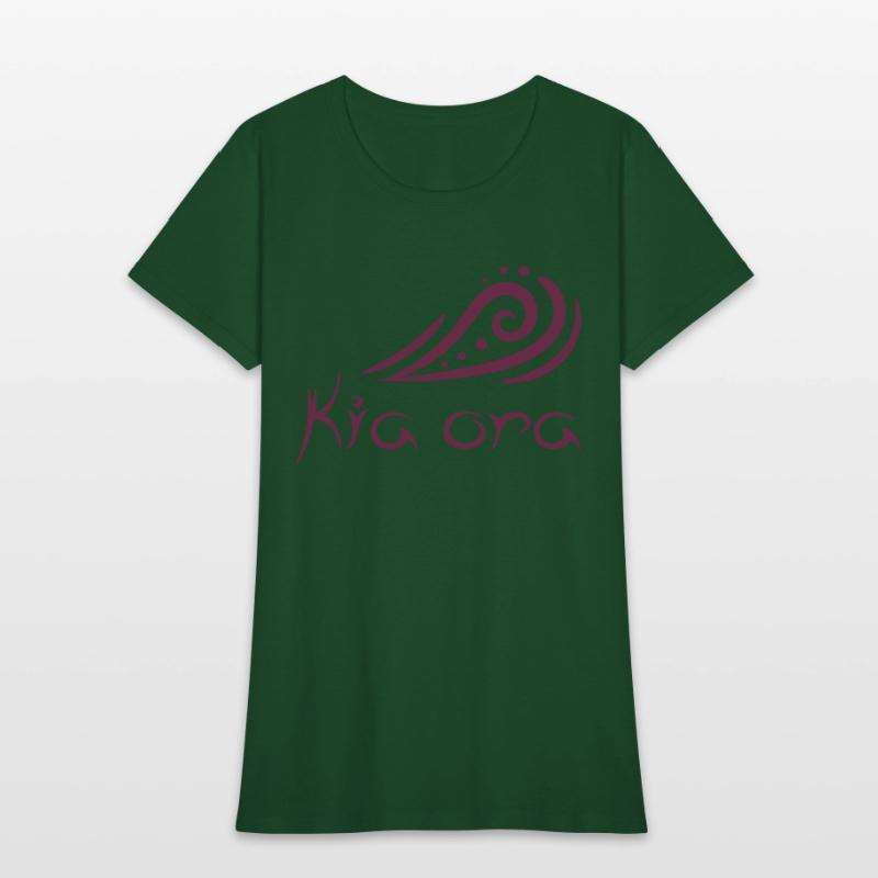 "Kia ora" Waves Design Maori Hello Gift Idea