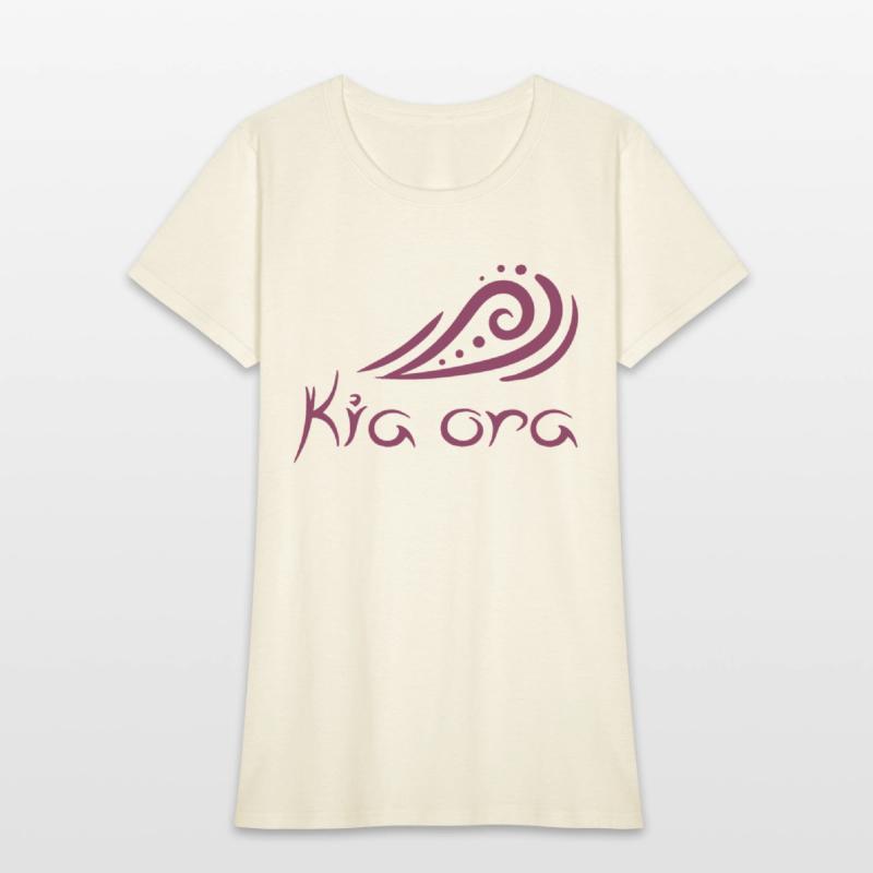 "Kia ora" Waves Design Maori Hello Gift Idea