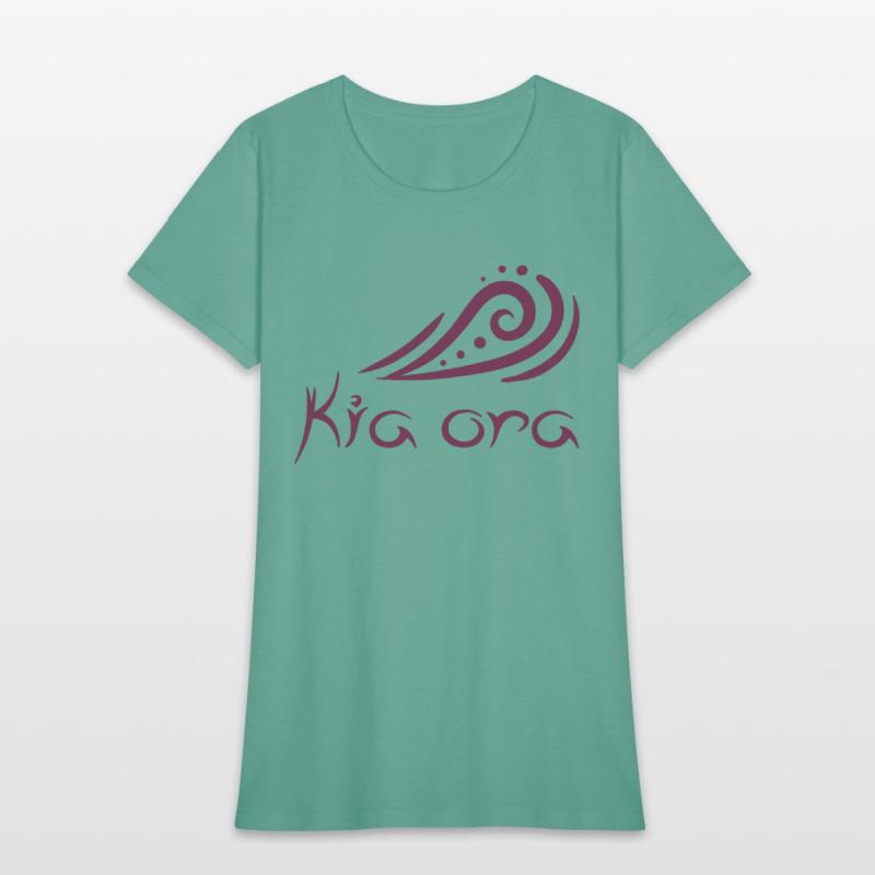 "Kia ora" Waves Design Maori Hello Gift Idea