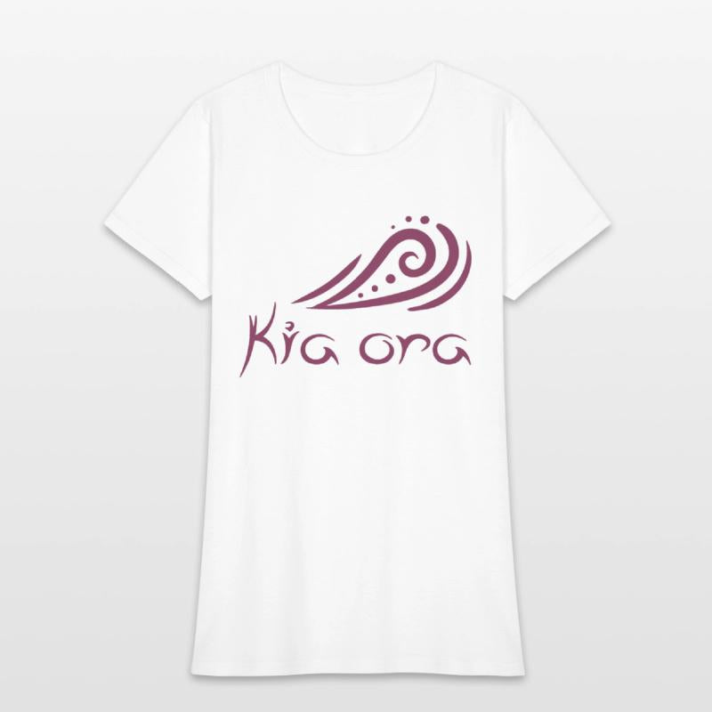 "Kia ora" Waves Design Maori Hello Gift Idea