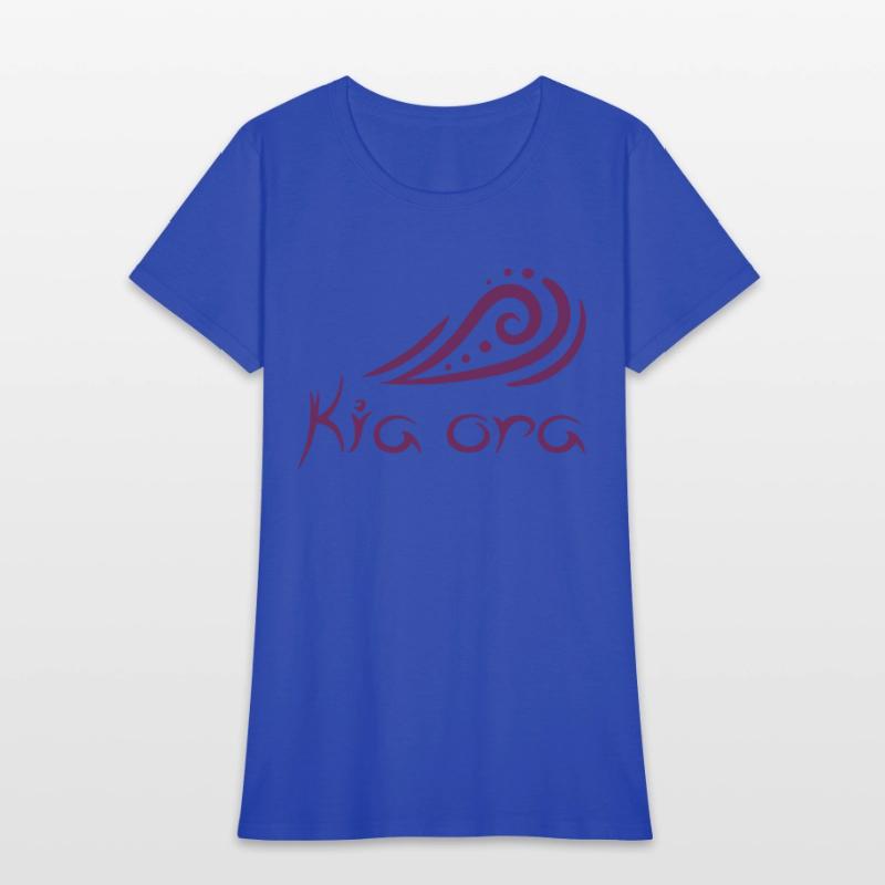 "Kia ora" Waves Design Maori Hello Gift Idea