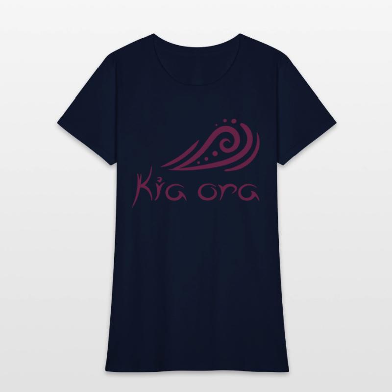 "Kia ora" Waves Design Maori Hello Gift Idea