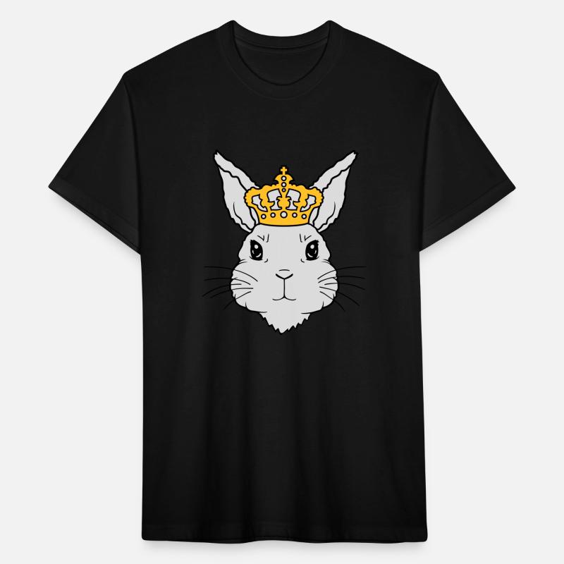 king rabbit crown face