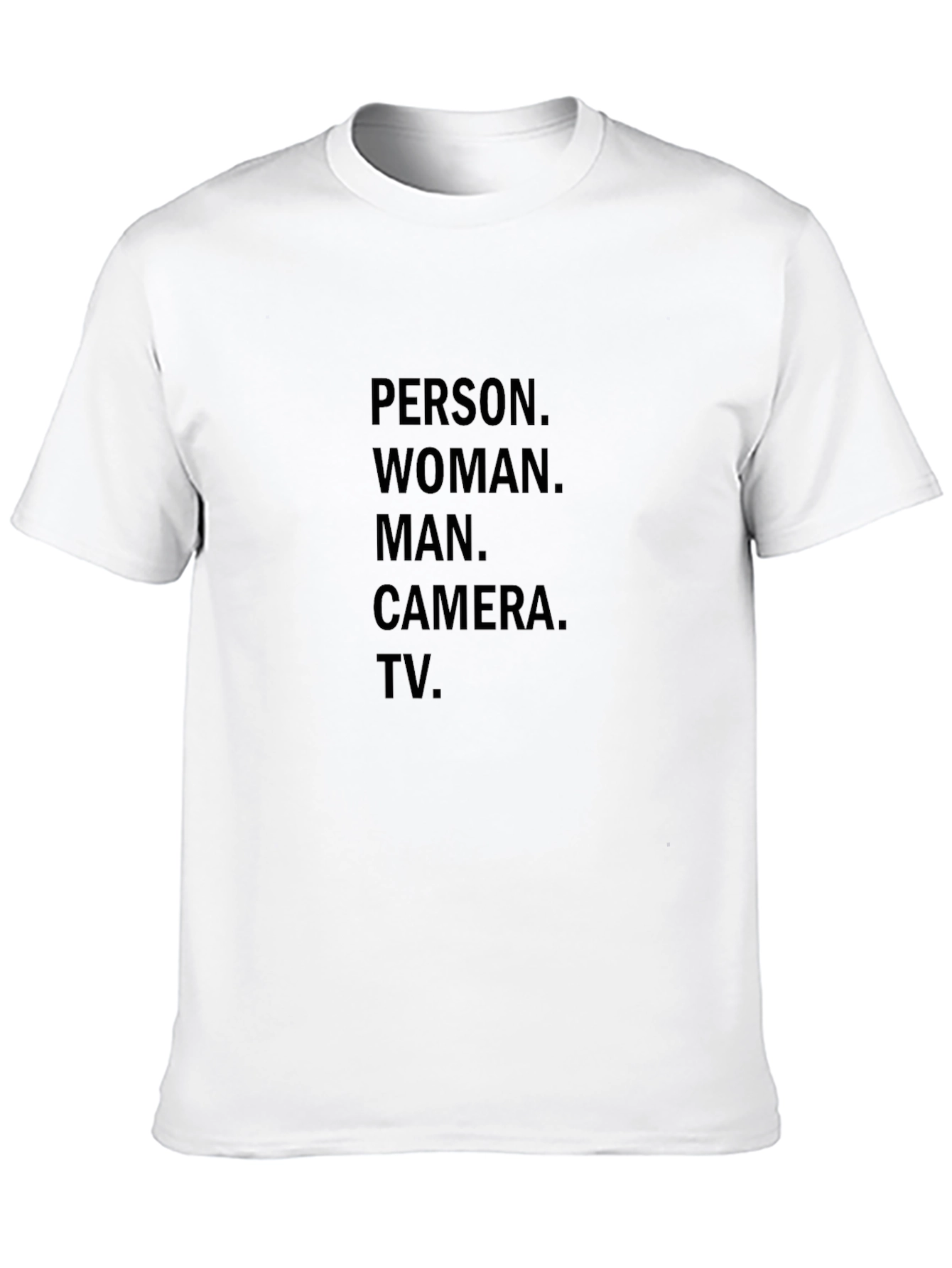 Person Woman Man Camera TV T-Shirt
