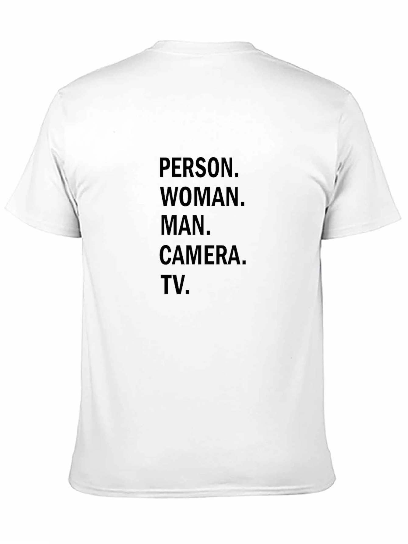 Person Woman Man Camera TV T-Shirt