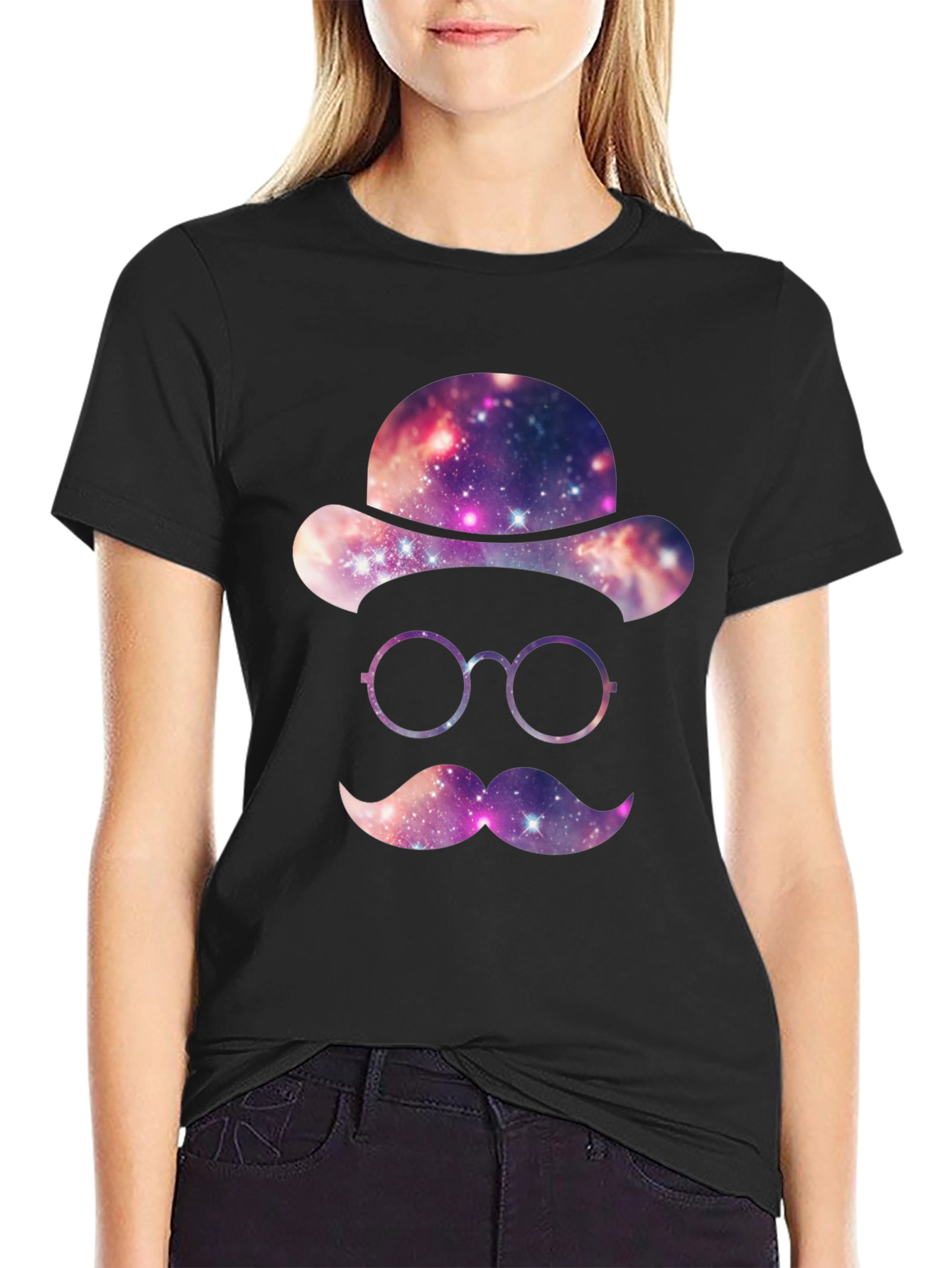 Galaxy Gentleman Graphic T-Shirt