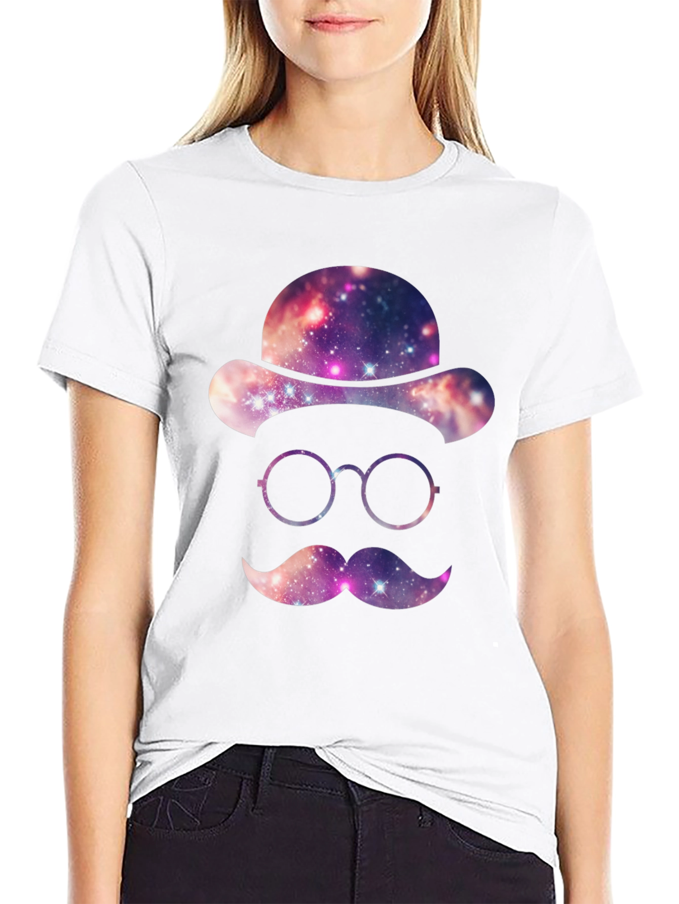 Galaxy Gentleman Graphic T-Shirt
