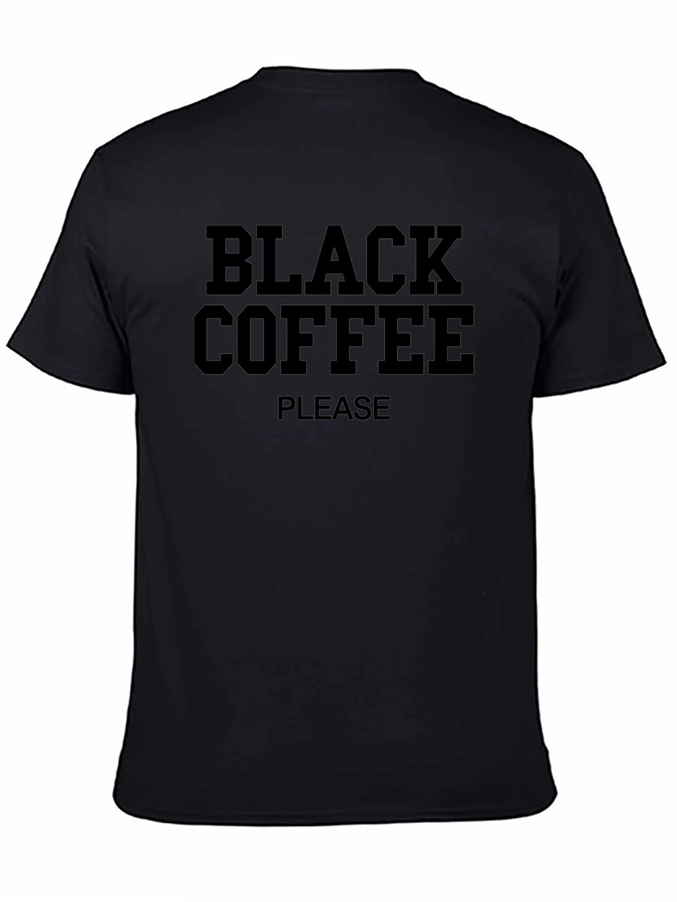 Black Coffee Please Graphic Tee - Unisex