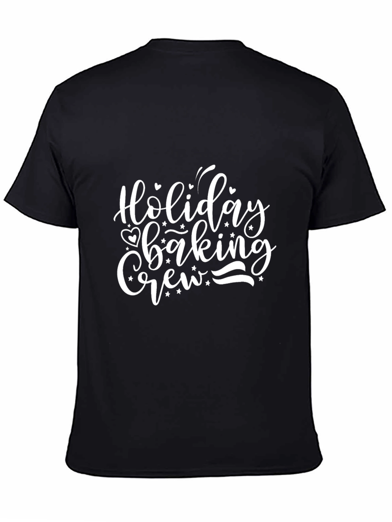 Holiday Baking Crew Black Graphic Tee
