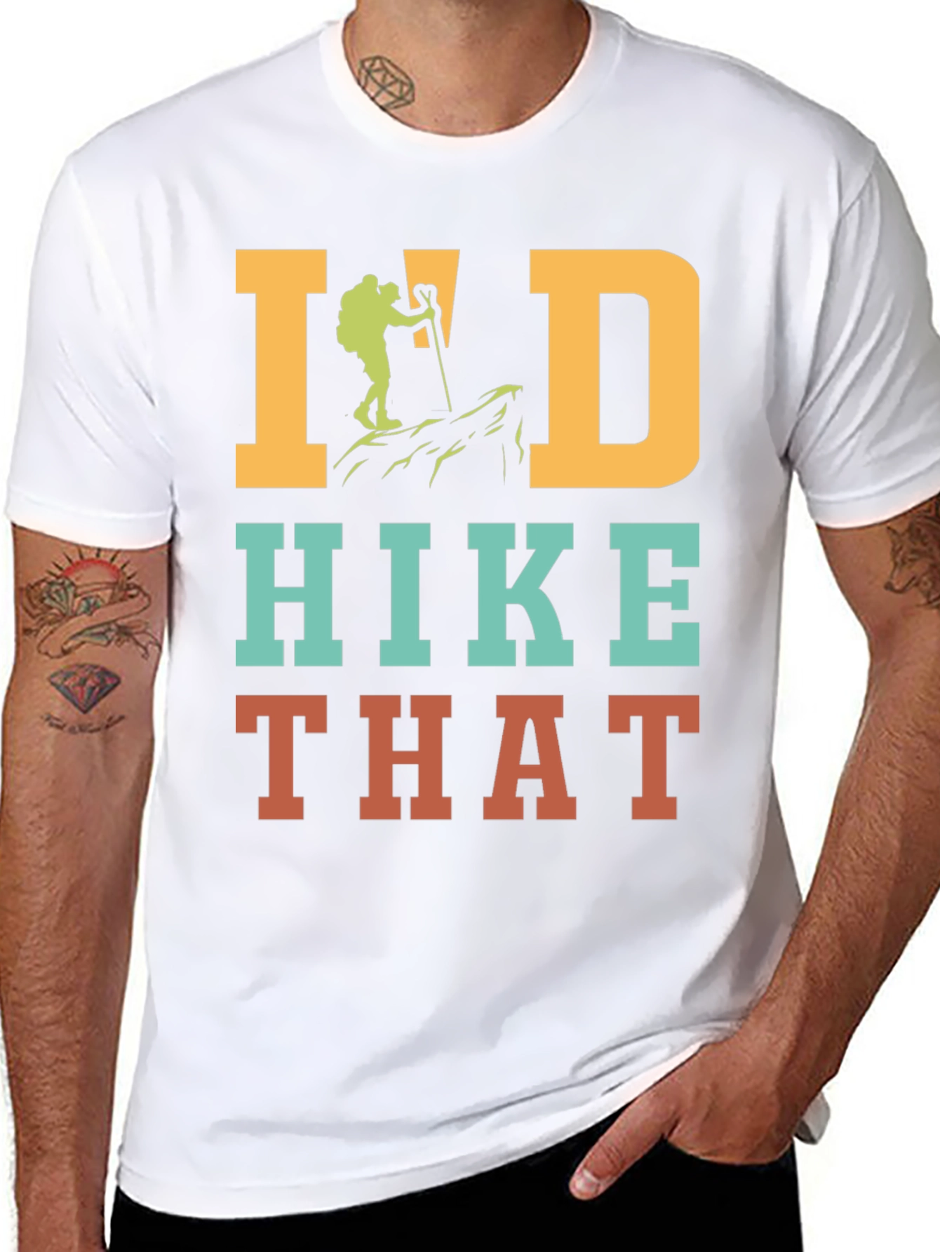 Id Hike That Hiking T-Shirt Adventure Top
