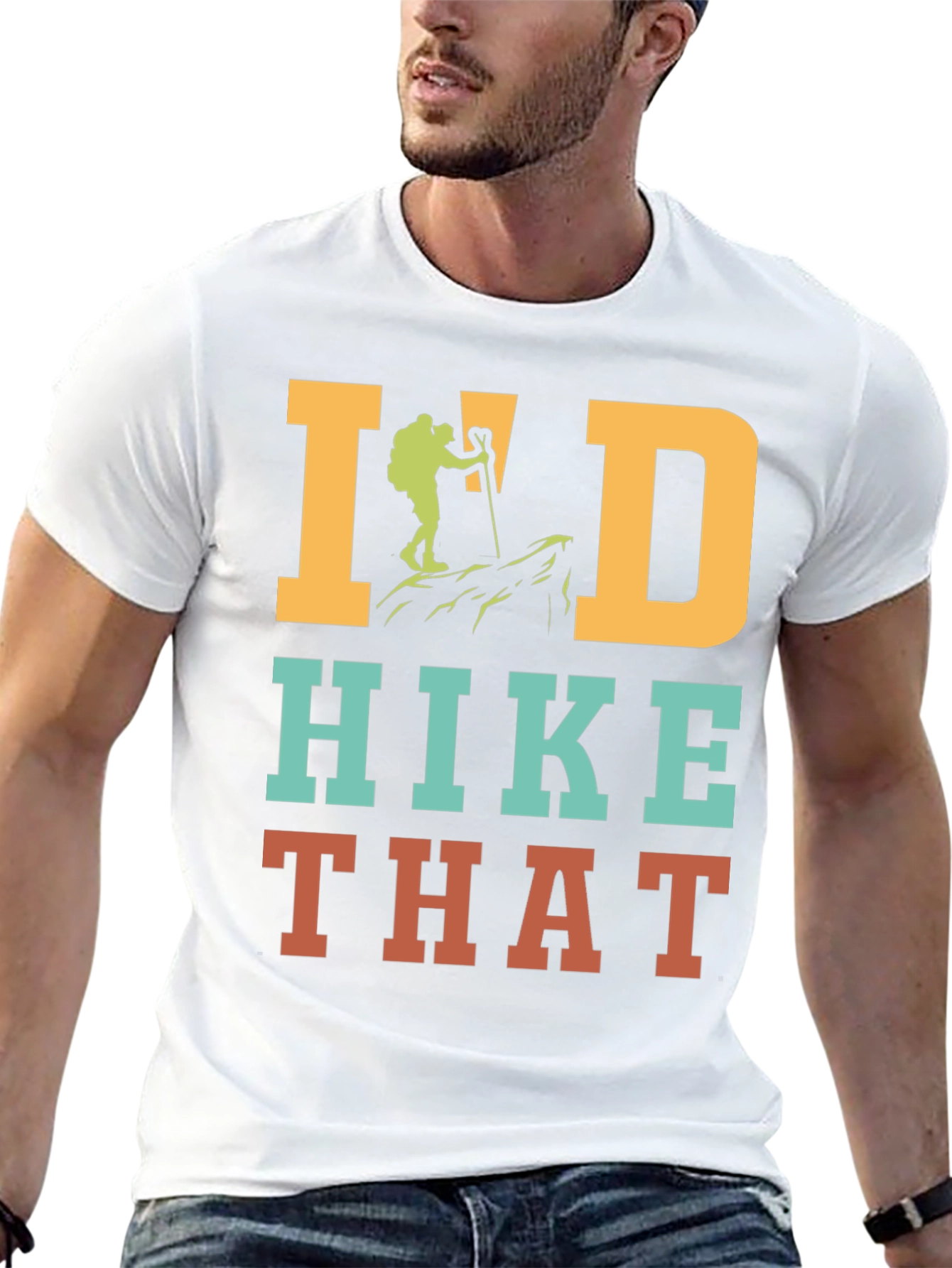 Id Hike That Hiking T-Shirt Adventure Top