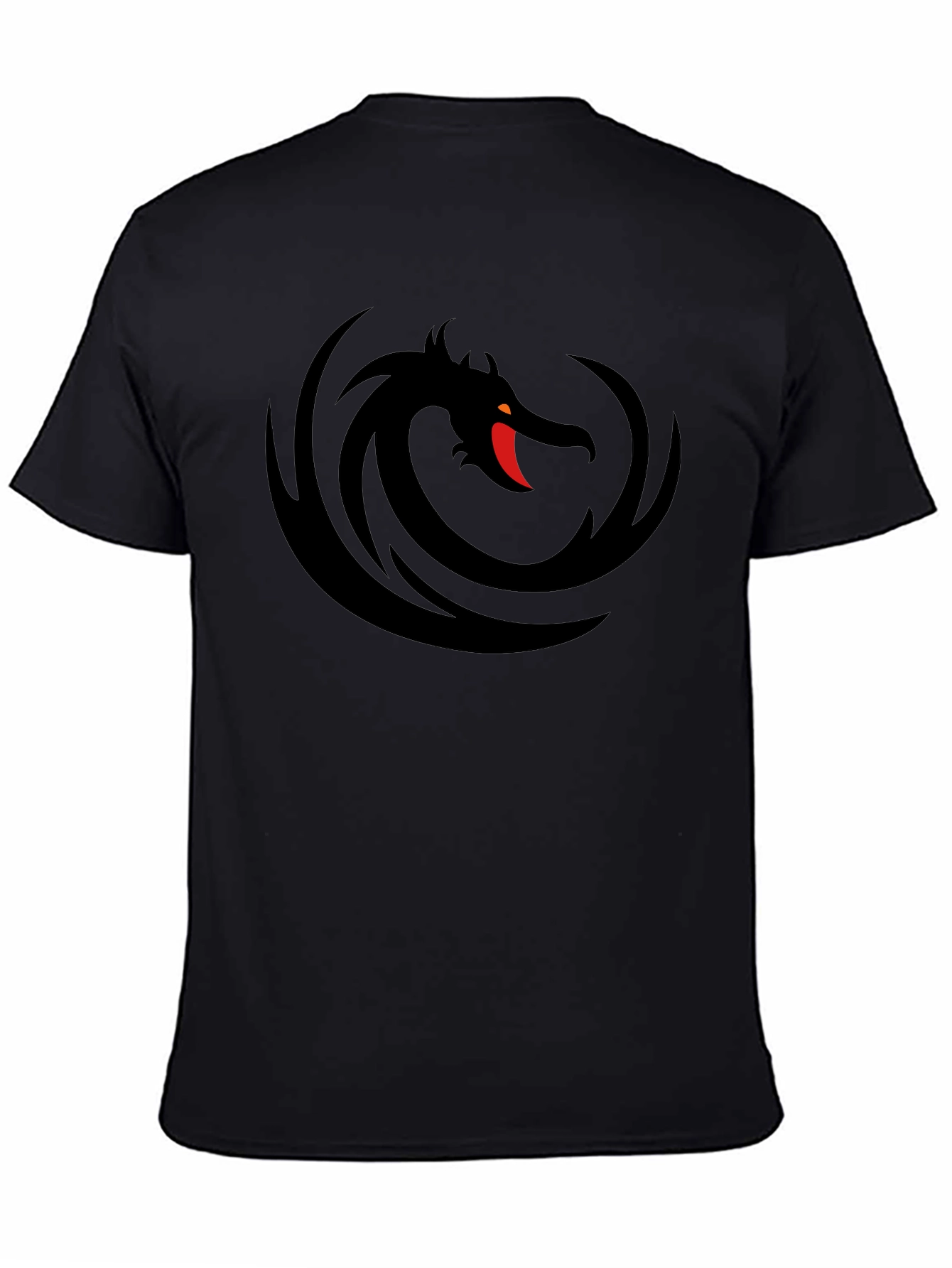 Black Dragon Graphic Tee - Stylish Mens T-Shirt