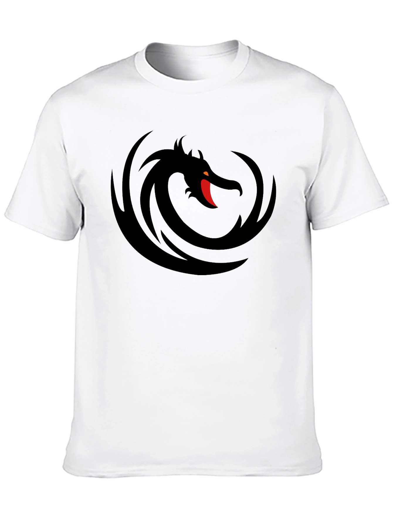 Black Dragon Graphic Tee - Stylish Mens T-Shirt