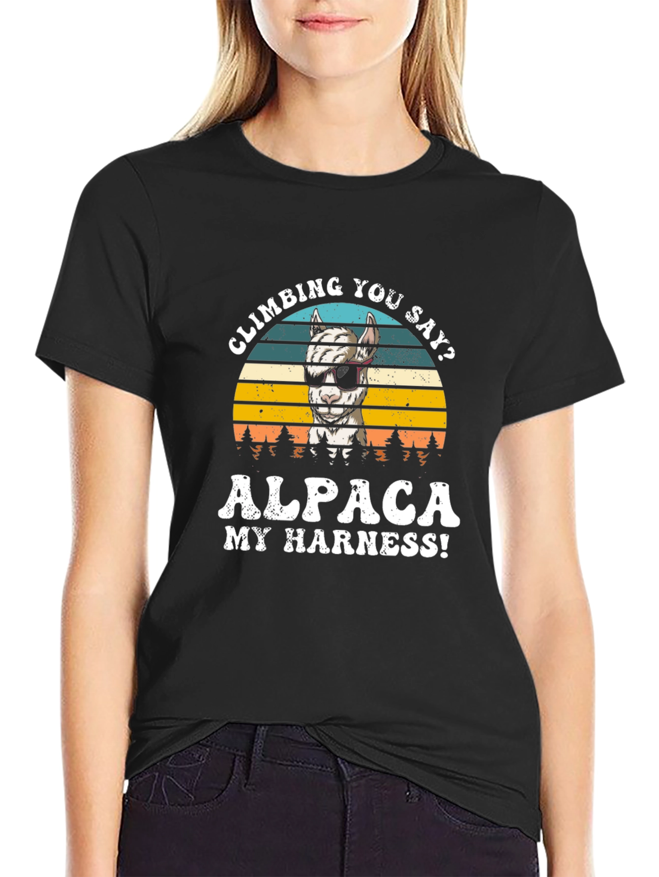 Climbing Alpaca My Harness T-Shirt