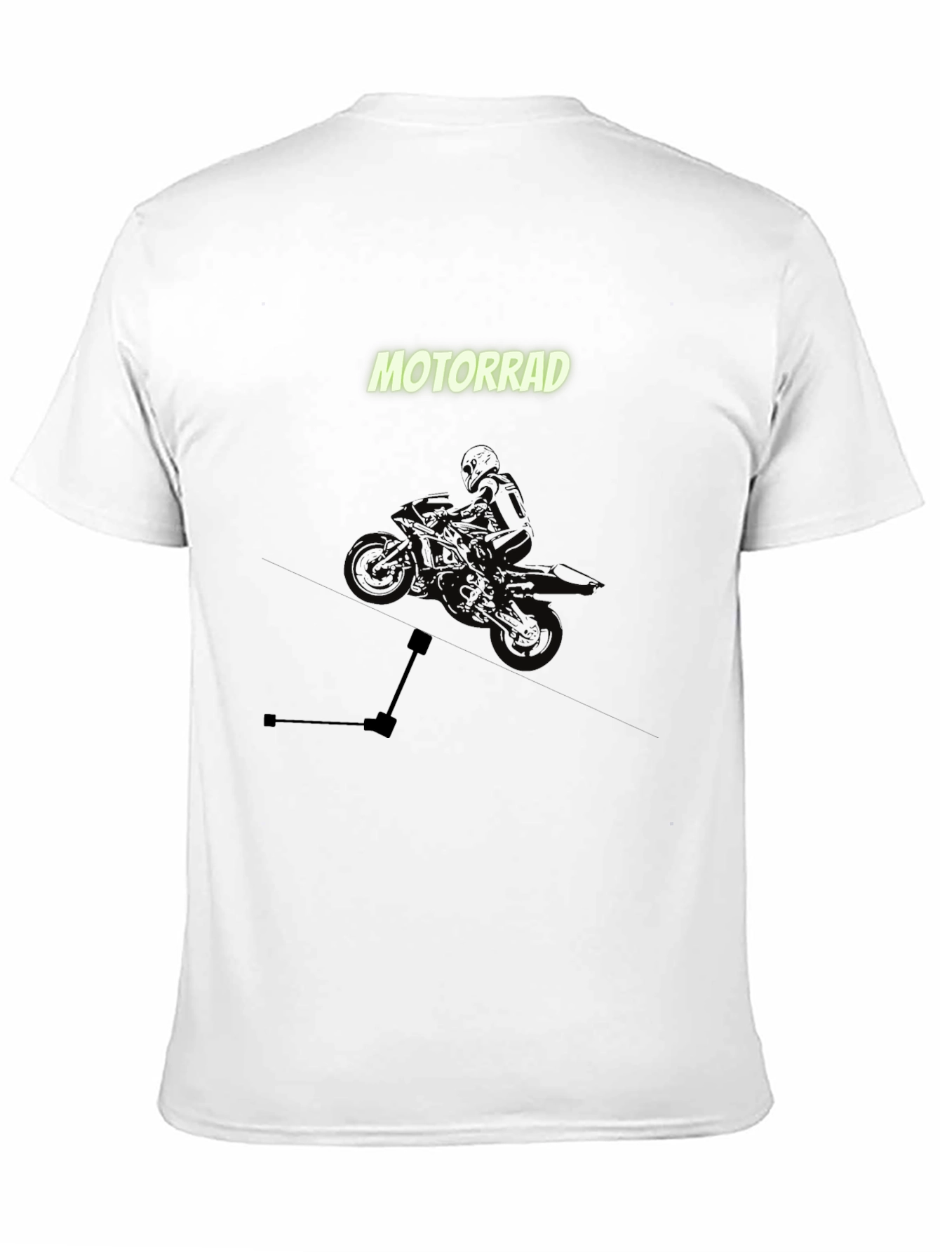 Motorrad Graphic Tee - Black Cotton T-Shirt