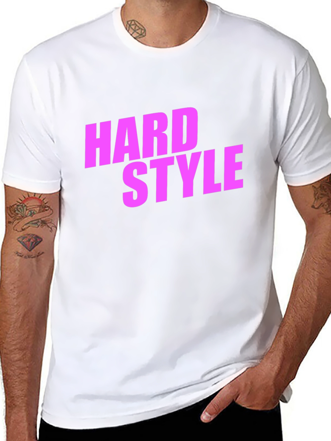 Hardstyle Graphic Tee - Black Cotton