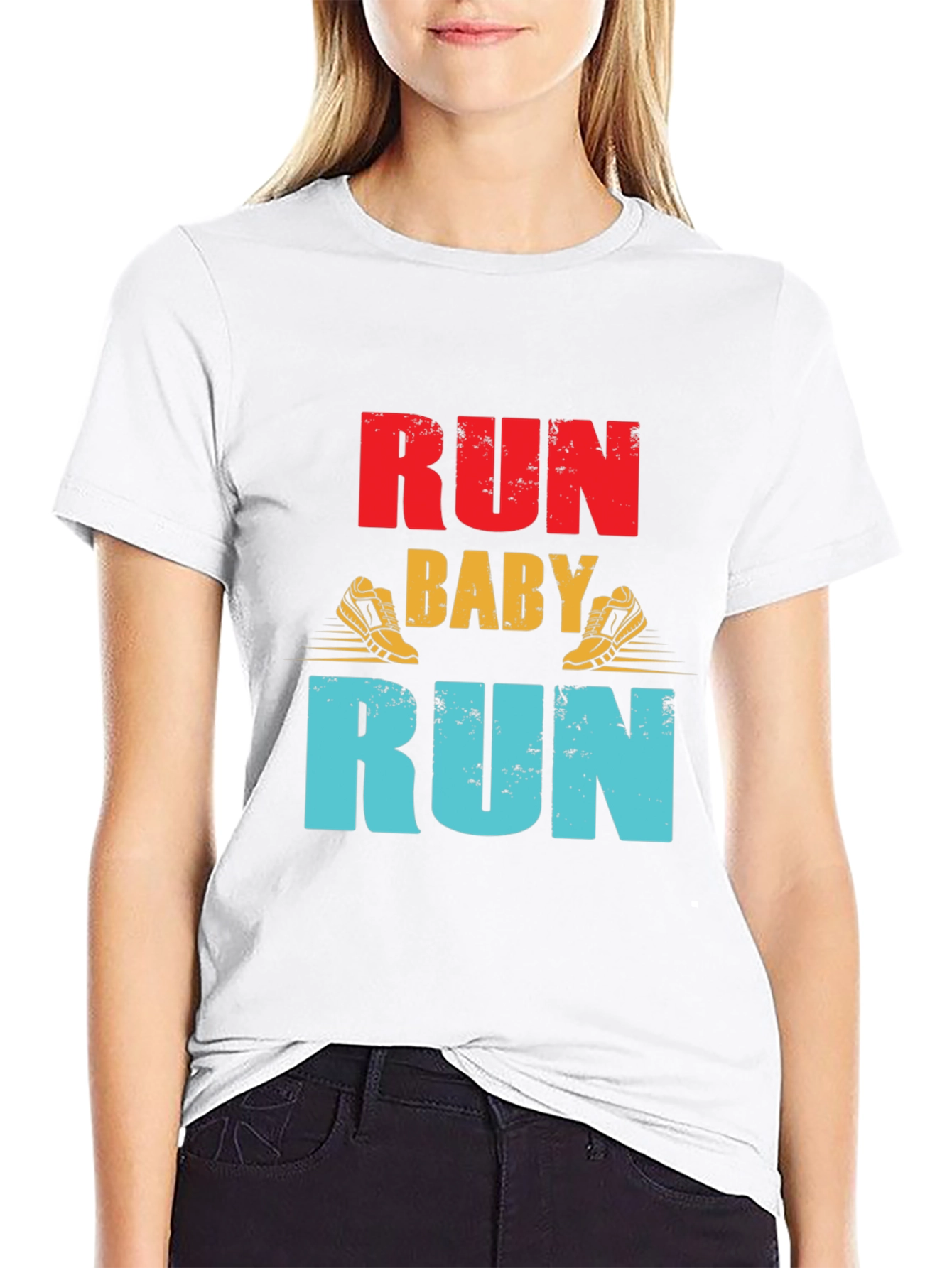 Run Baby Run Graphic T-Shirt