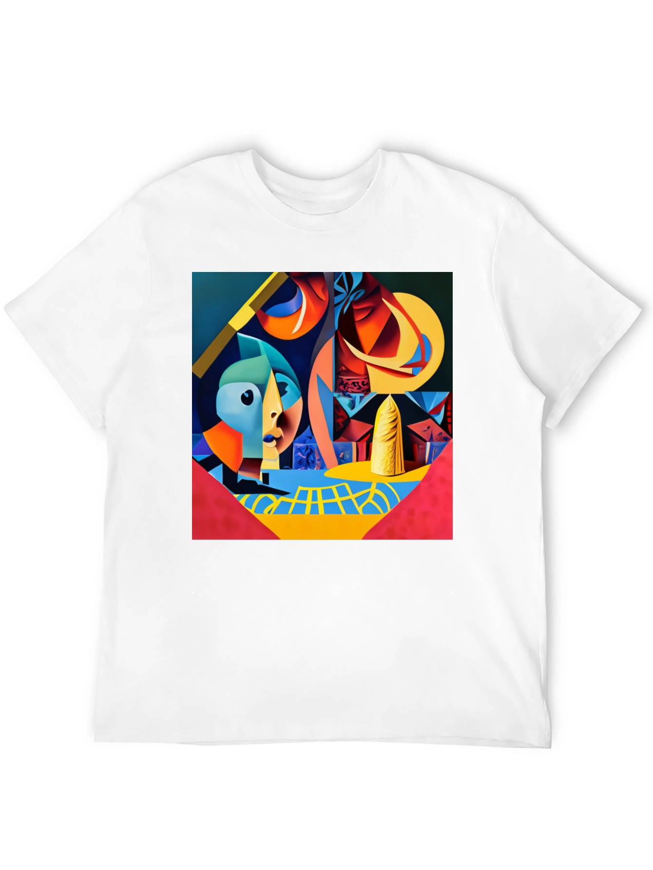 Abstract Art Graphic Tee - Modern Artistic Design
