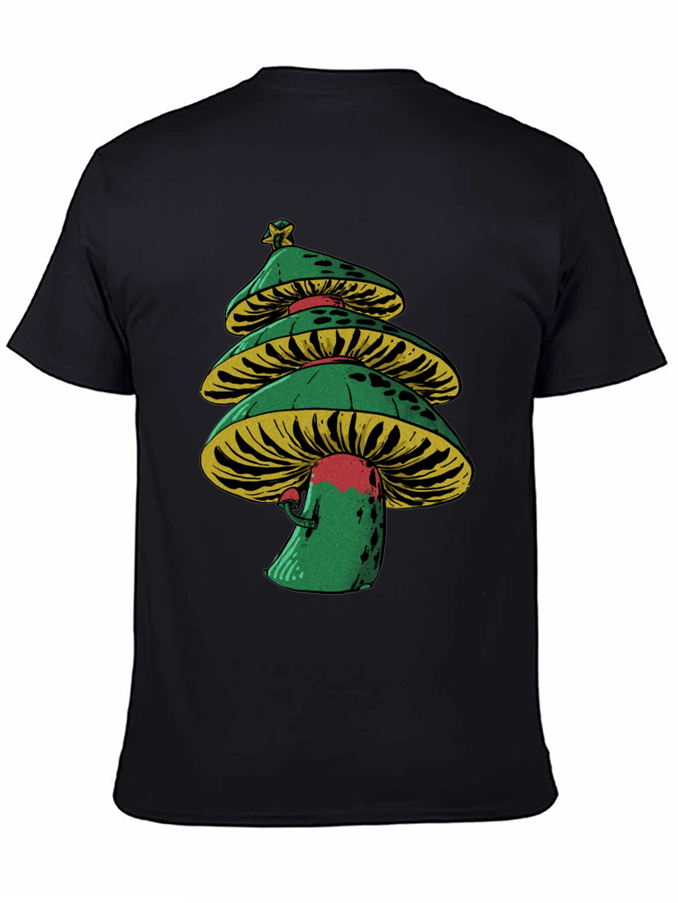 Mushroom Christmas Tree Graphic Tee