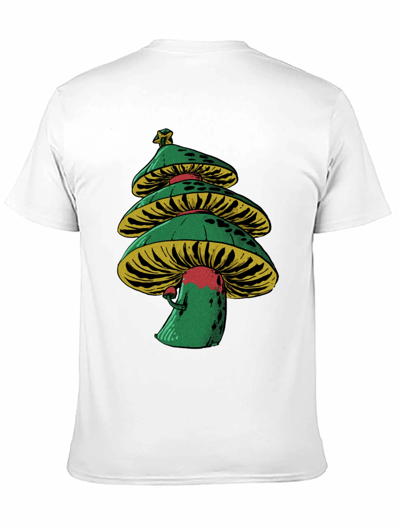 Mushroom Christmas Tree Graphic Tee