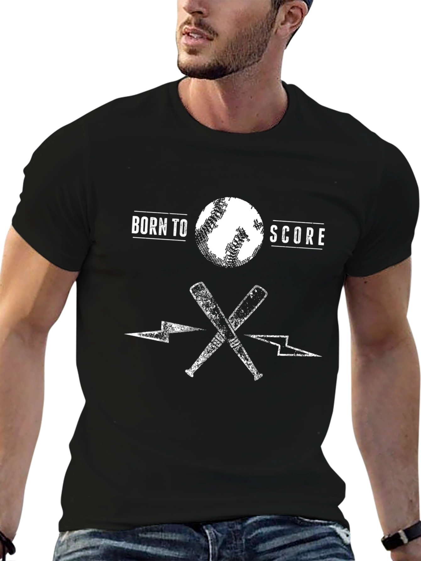 Born to Score Baseball T-Shirt