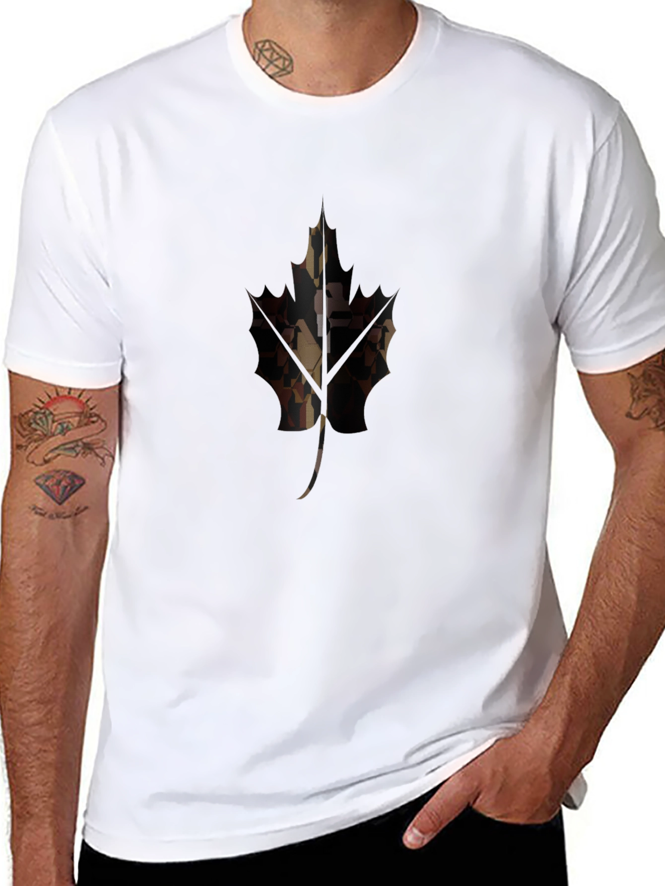 Maple Leaf Graphic T-Shirt - Unique Design