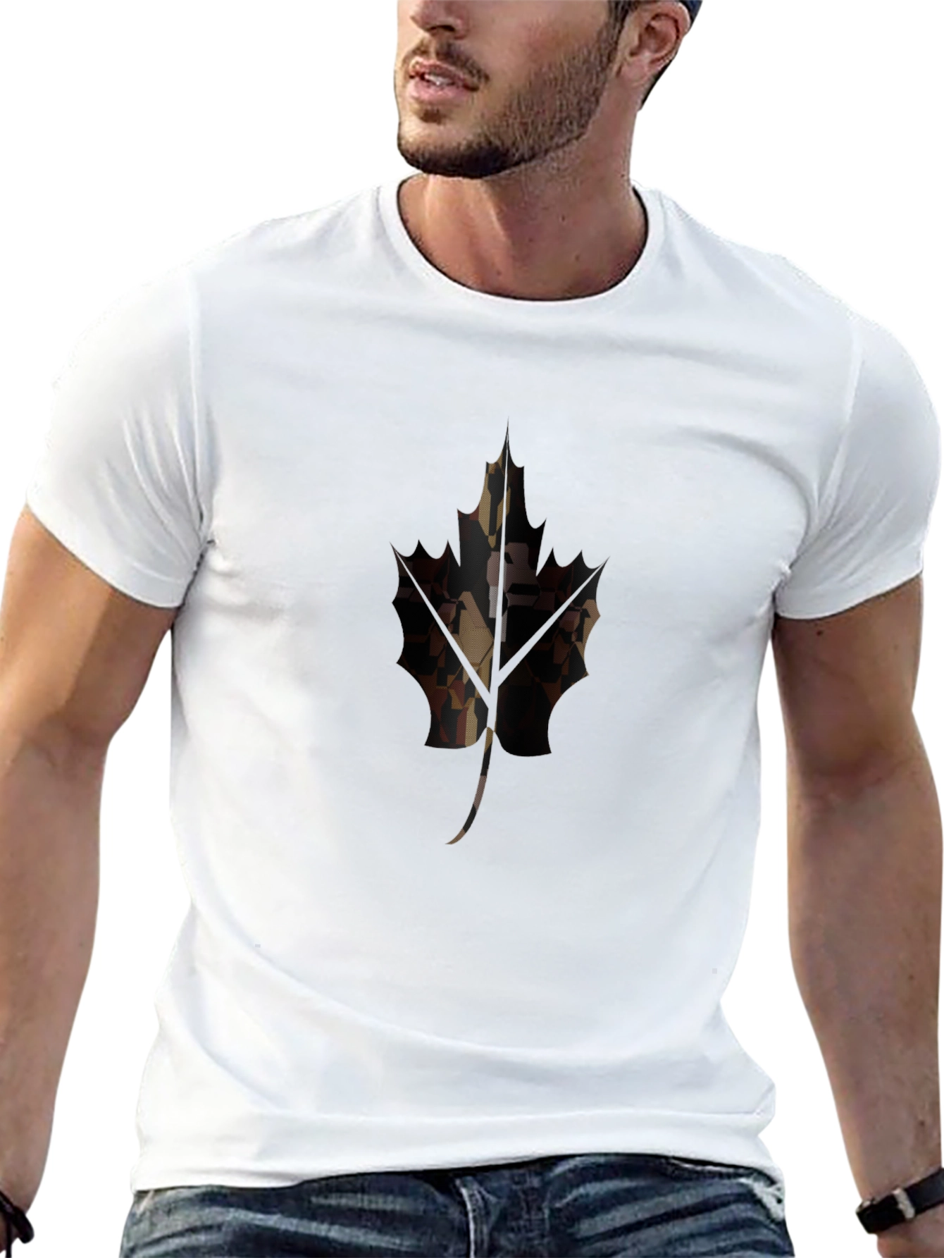 Maple Leaf Graphic T-Shirt - Unique Design