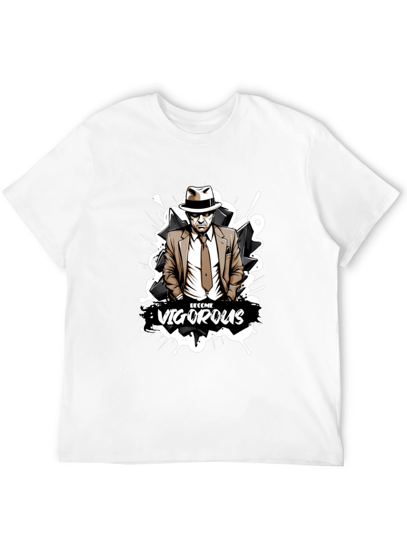 Vigorous Graphic T-Shirt - Black