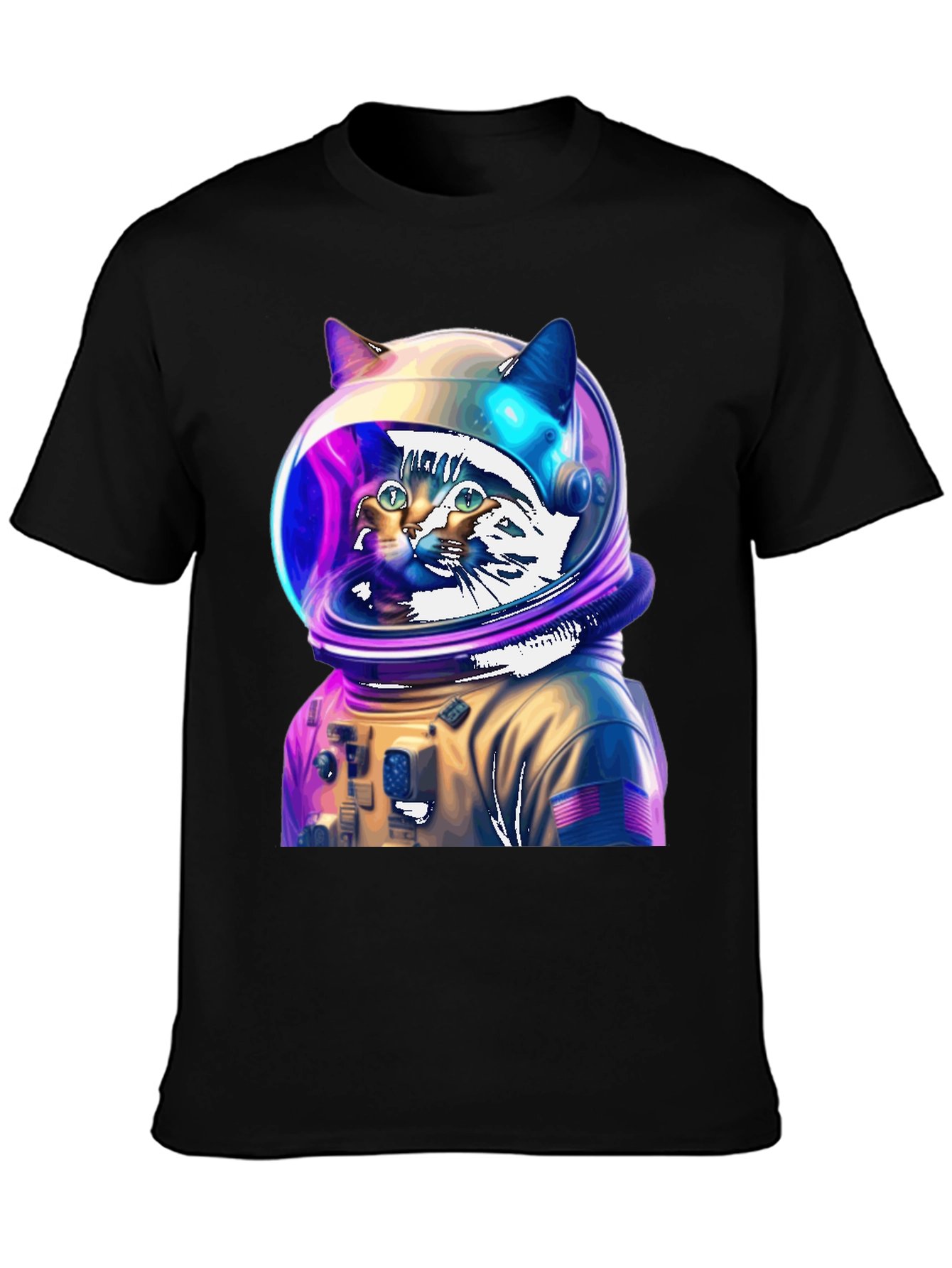 Cat Astronaut T-Shirt - Space Explorer Design