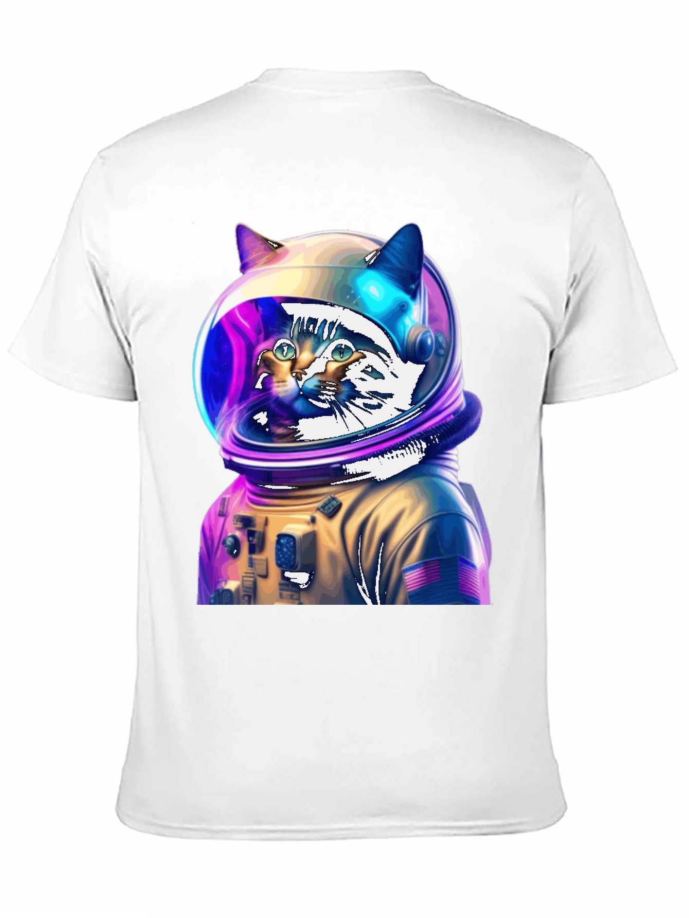 Cat Astronaut T-Shirt - Space Explorer Design