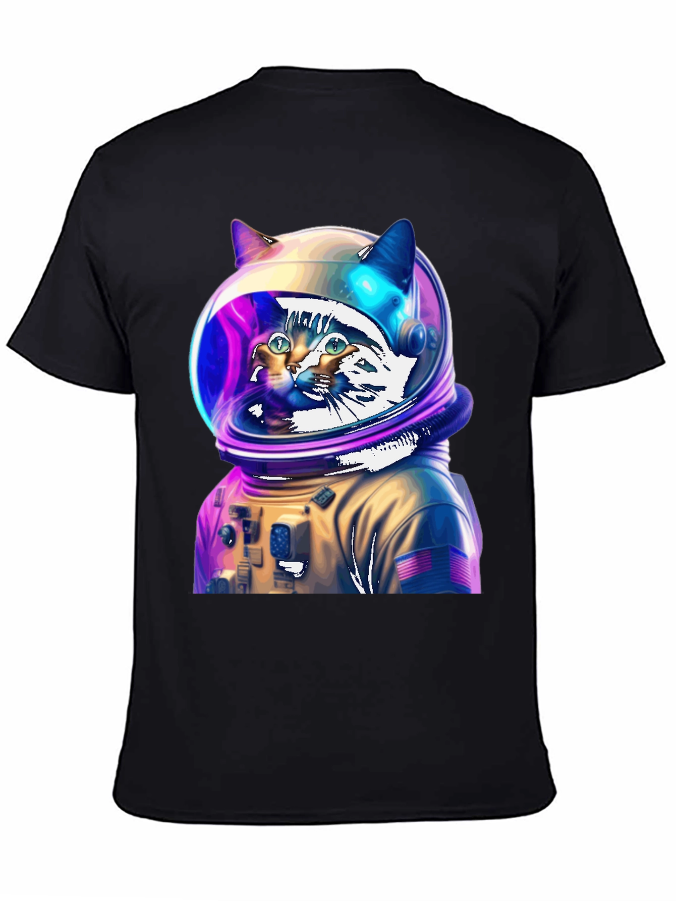 Cat Astronaut T-Shirt - Space Explorer Design