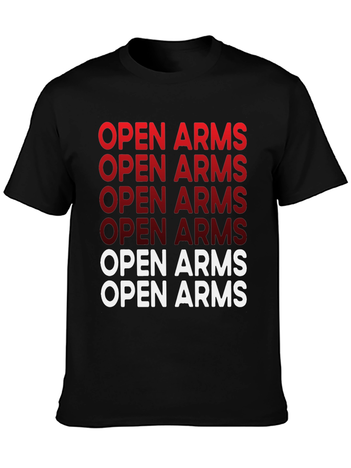 Open Arms Graphic Print Mens T-Shirt