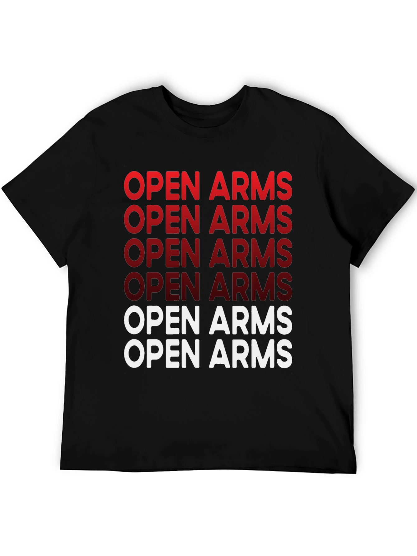 Open Arms Graphic Print Mens T-Shirt