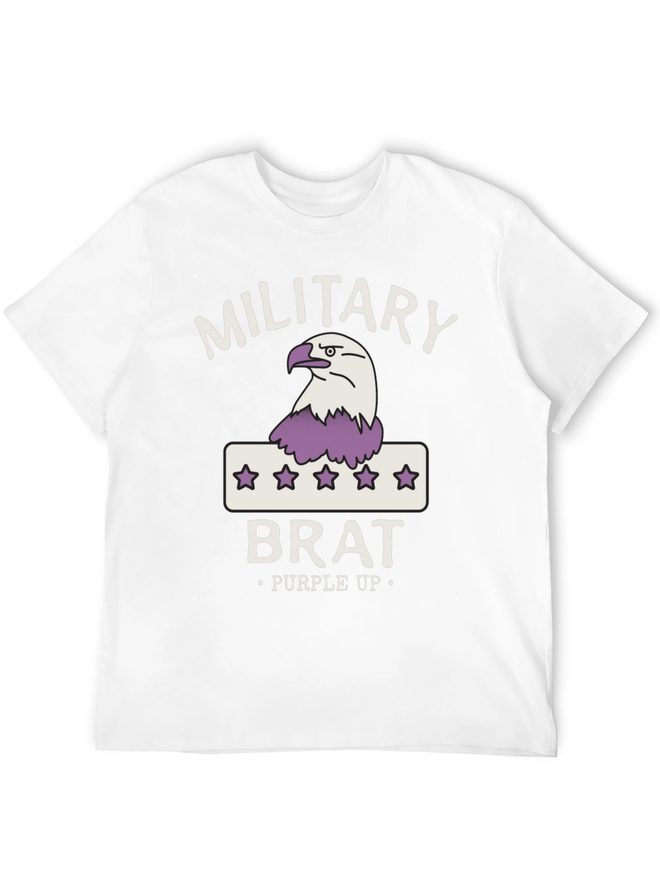 Military Brat Purple Up T-Shirt