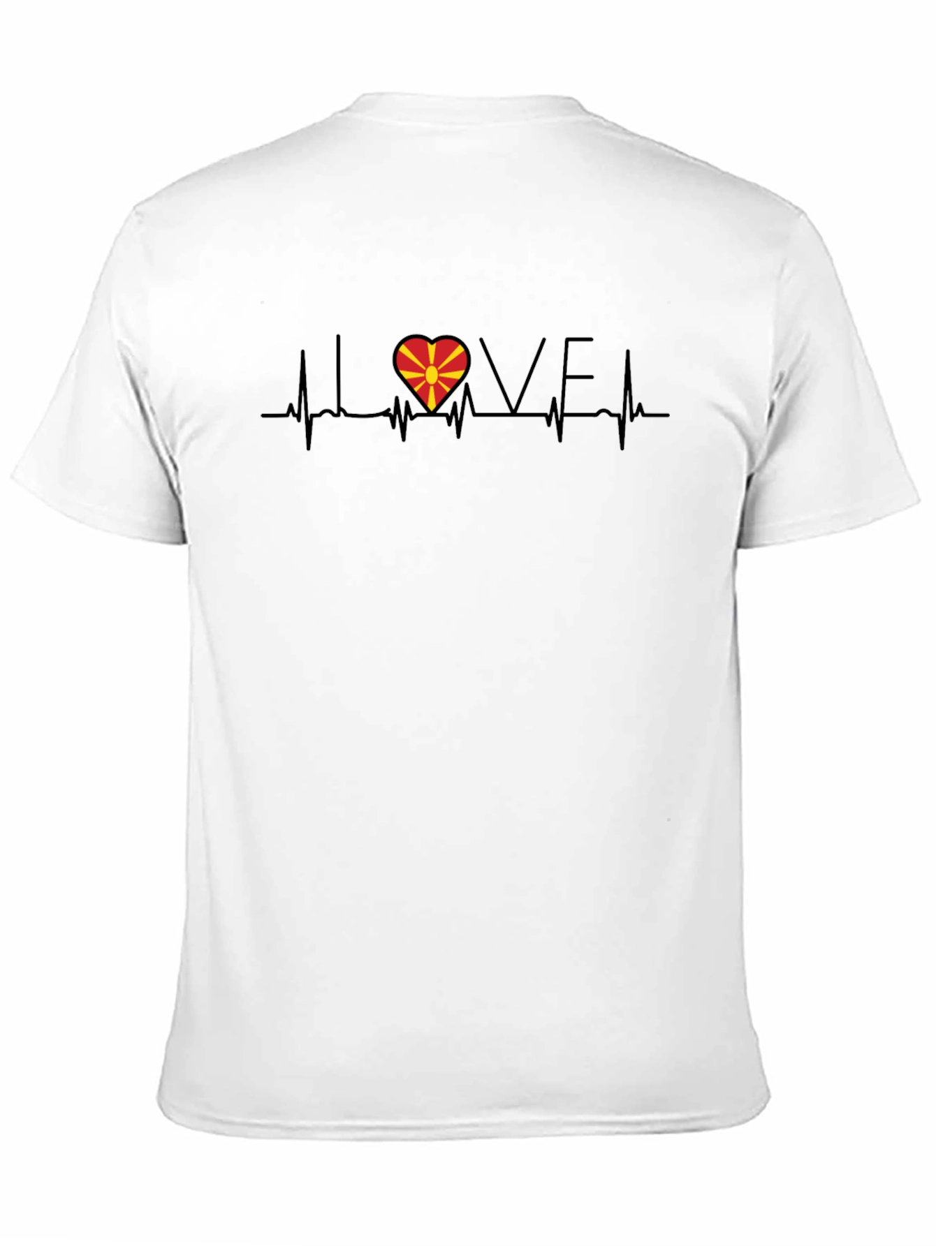 Love Macedonia Heartbeat T-Shirt