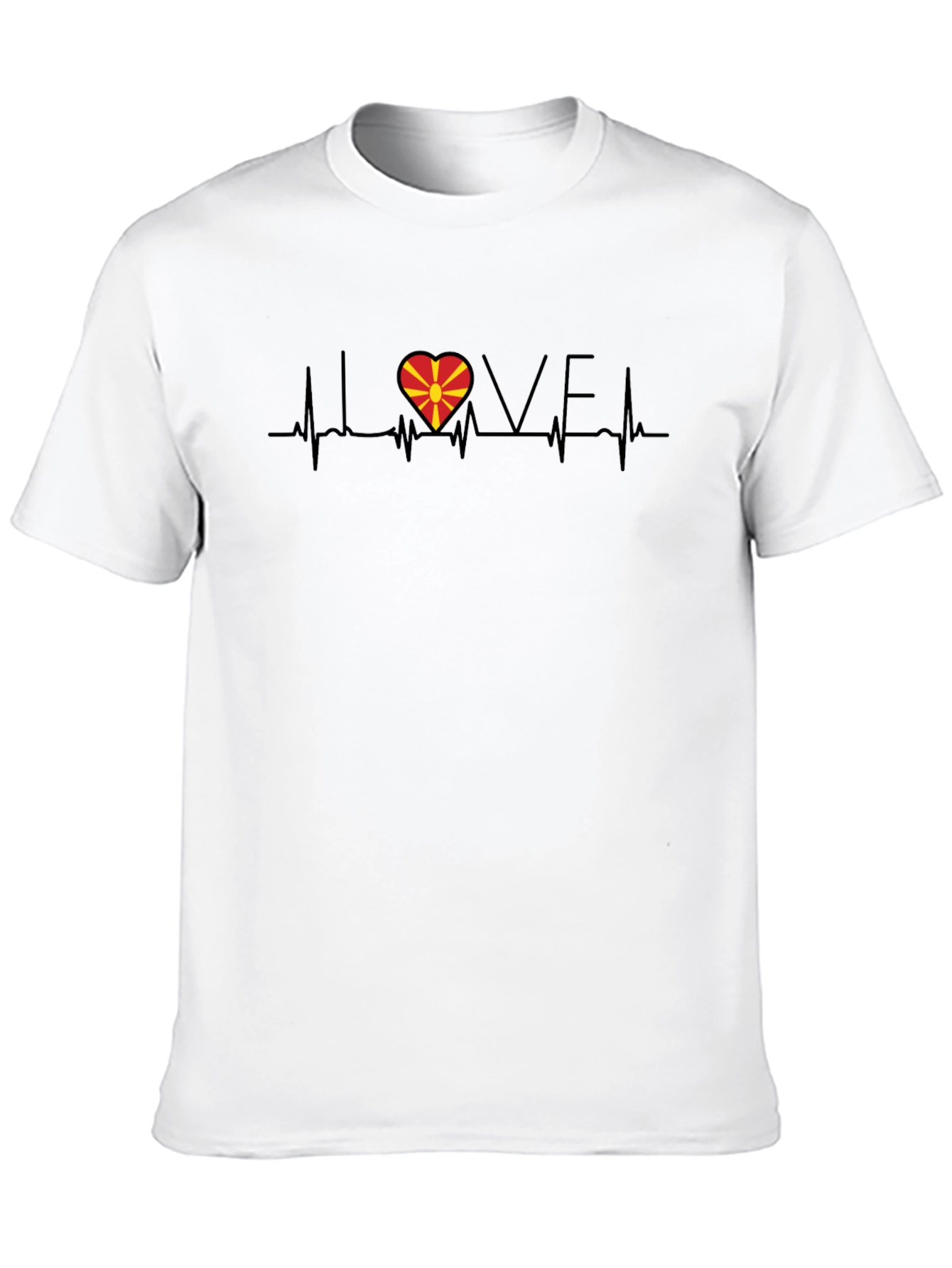 Love Macedonia Heartbeat T-Shirt